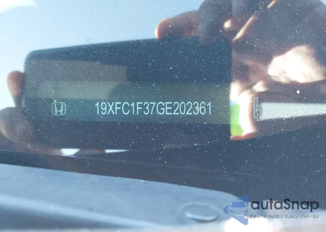 2016 Honda Civic Ex-T из США, поврежденный, VIN 19XFC1F37GE202361